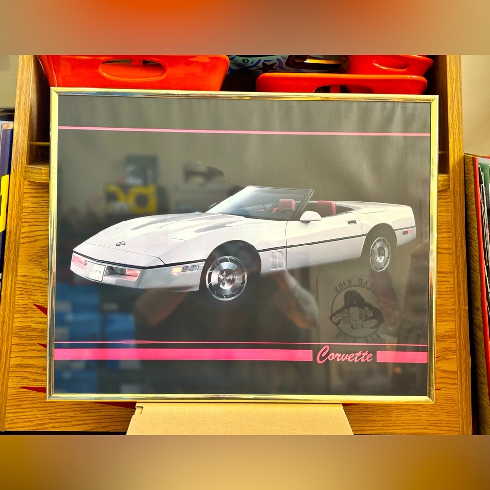 Vintage 80’s Corvette Poster